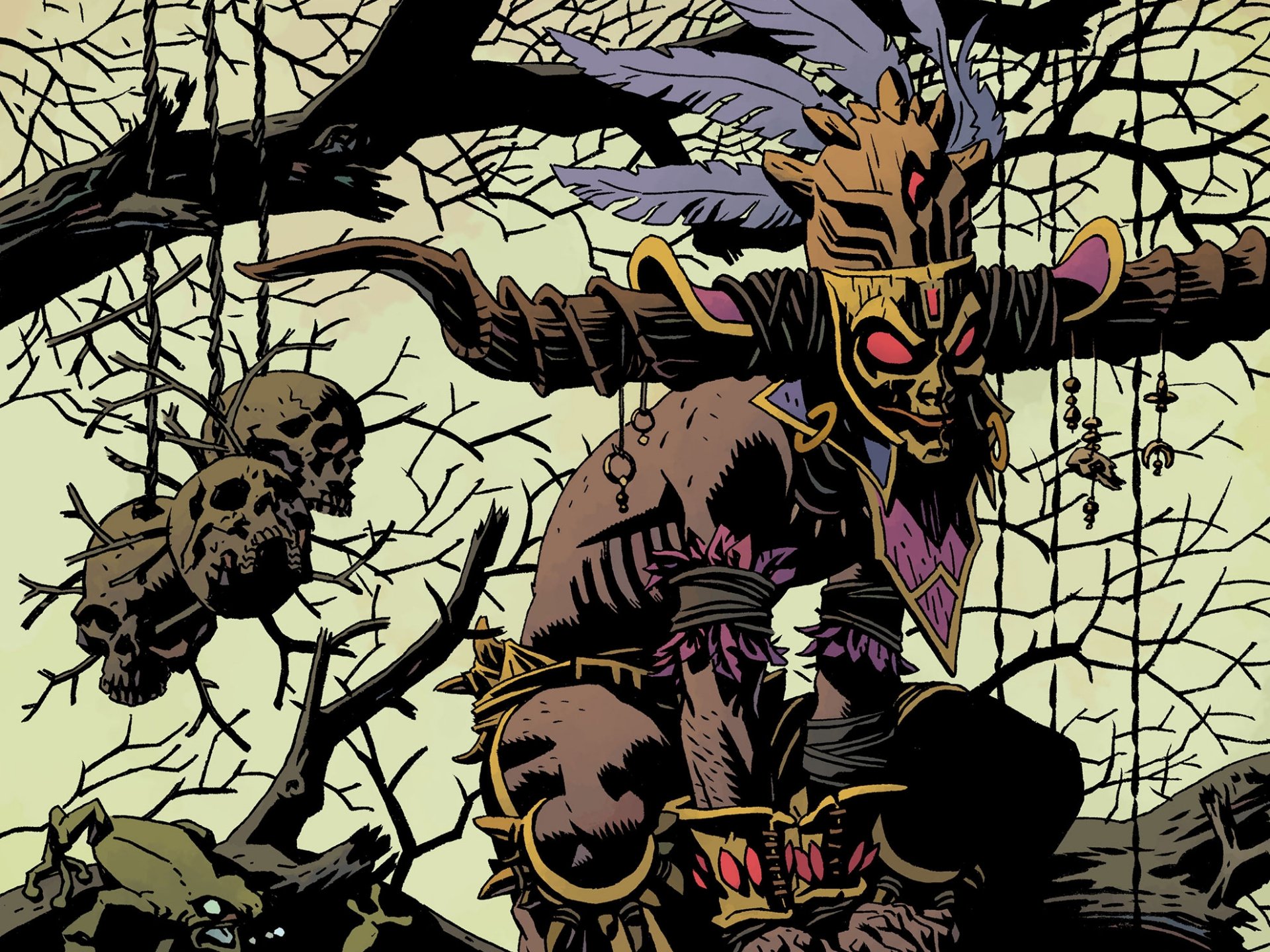 Download Witch Doctor (Diablo III) Video Game Diablo III HD Wallpaper by Duncan Fegredo