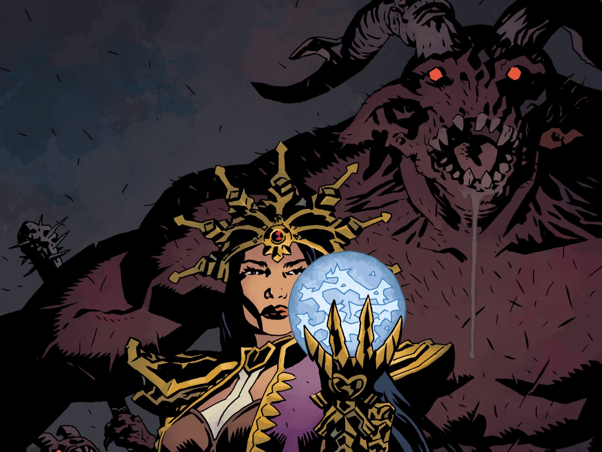 Download Wizard (Diablo III) Video Game Diablo III HD Wallpaper by Duncan Fegredo