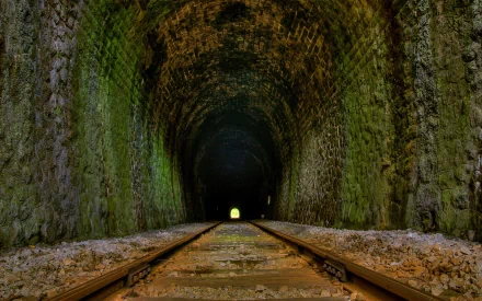 man made tunnel HD Desktop Wallpaper | Background Image
