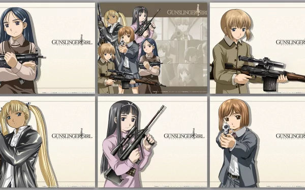 Anime Gunslinger Girl HD Desktop Wallpaper | Background Image