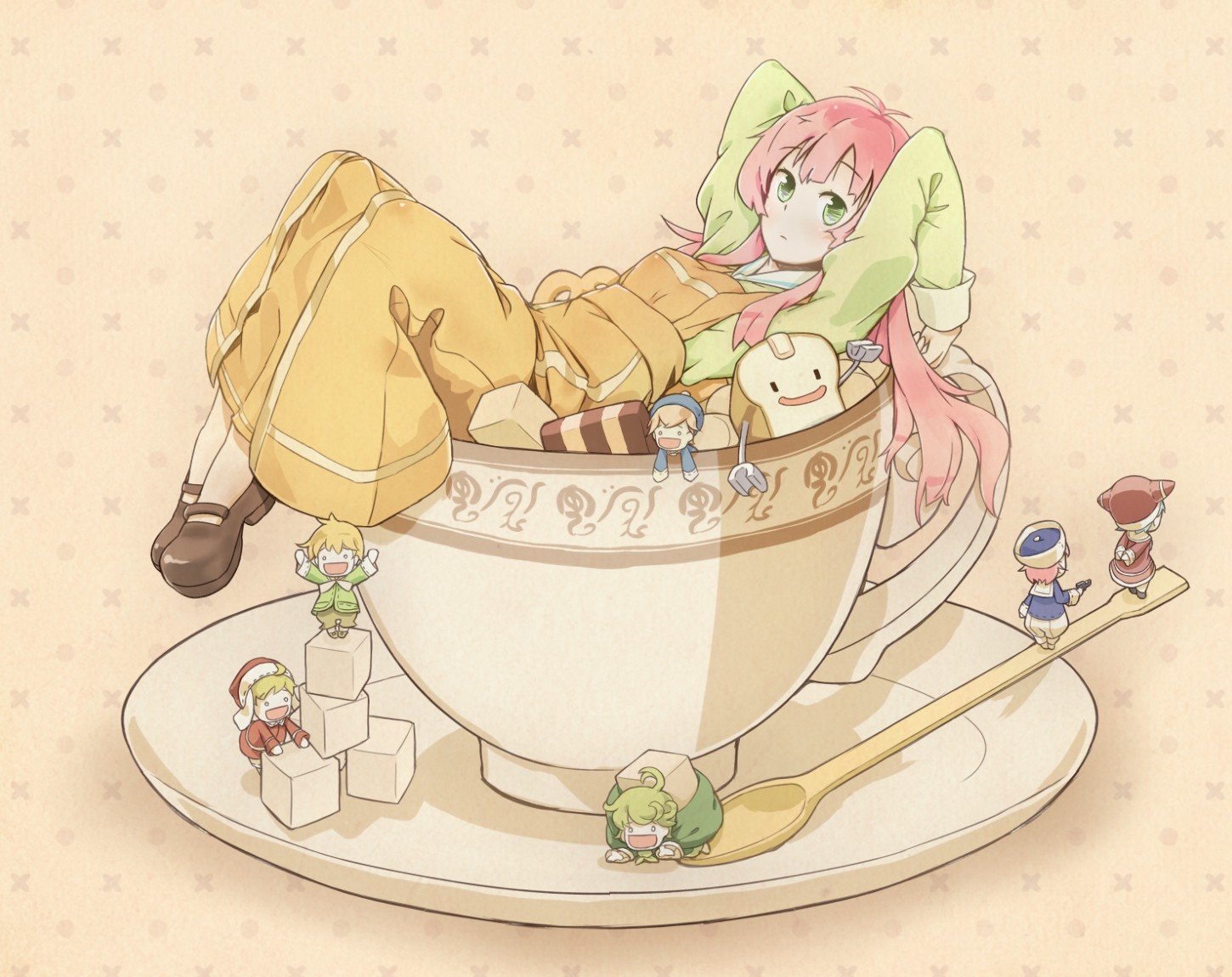 Download Anime Jinrui Wa Suitai Shimashita Wallpaper