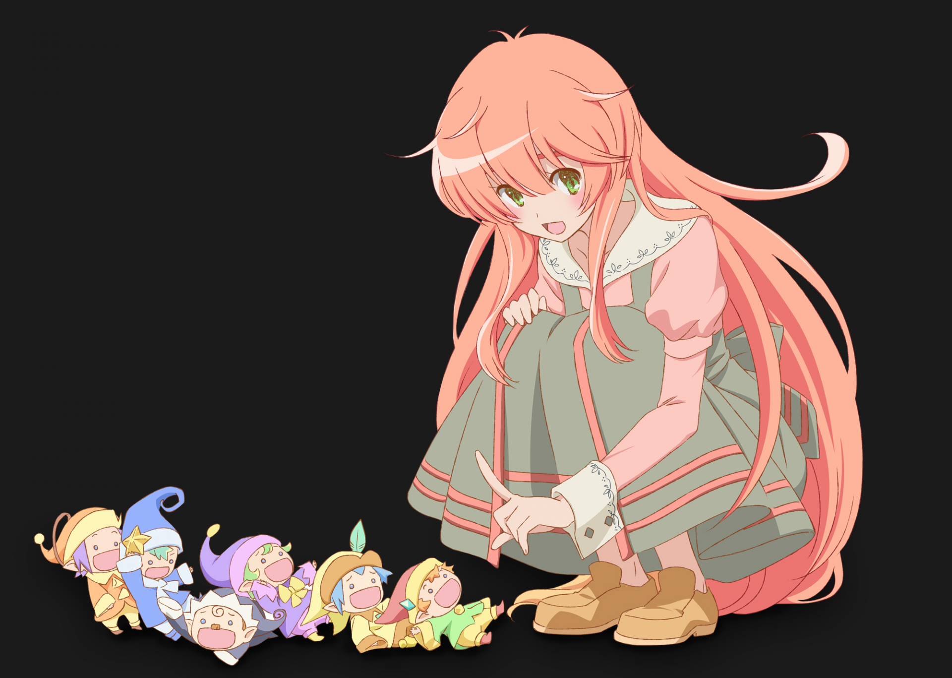 Download Anime Jinrui Wa Suitai Shimashita HD Wallpaper