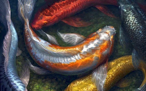 Animal koi HD Desktop Wallpaper | Background Image