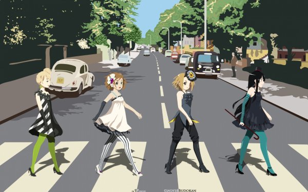 Anime K-ON! Abbey Road HD Wallpaper | Background Image