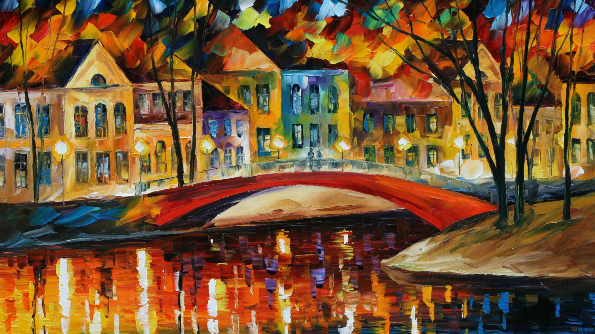 Artistic Town HD Wallpaper | Background Image