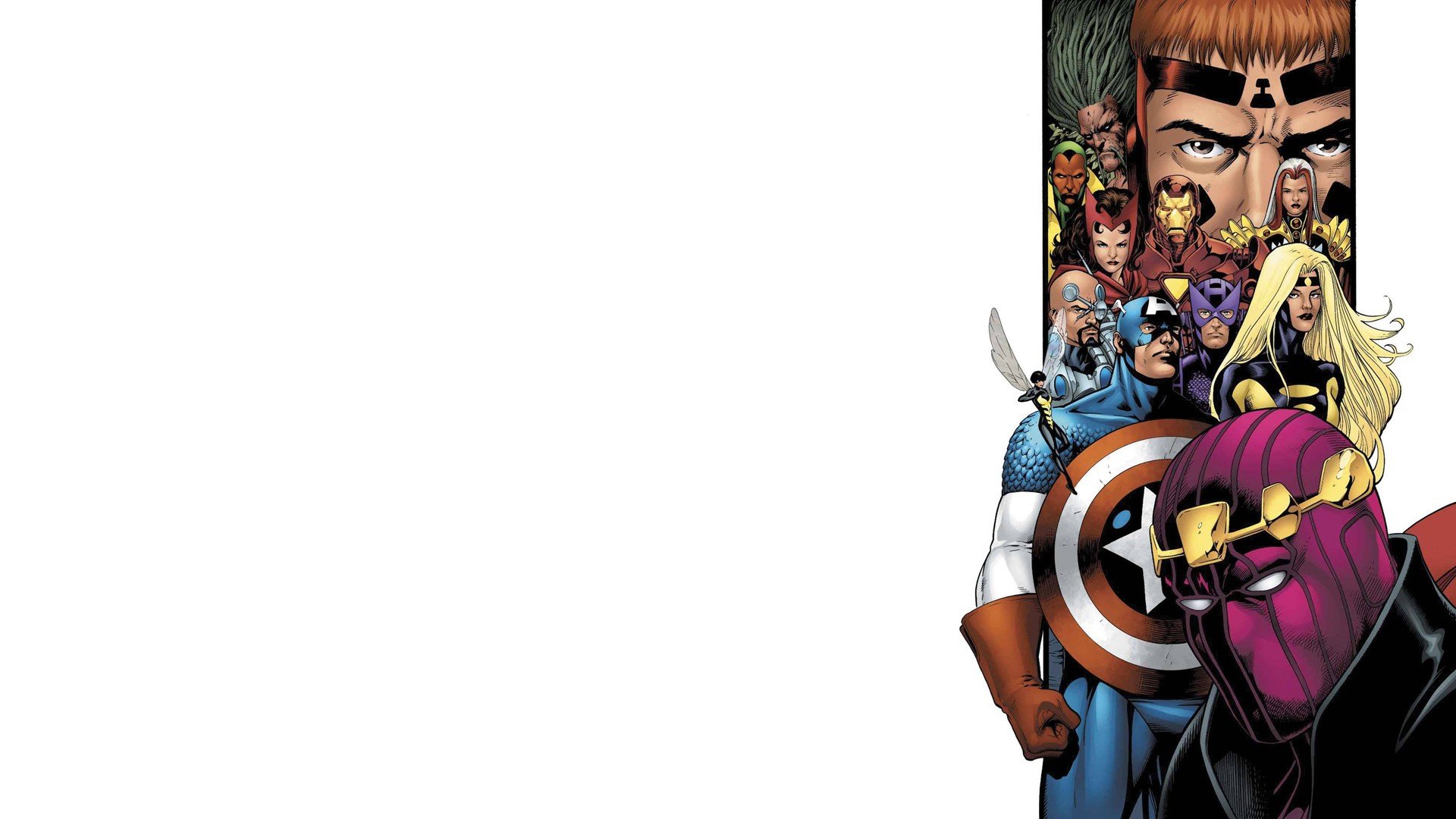 Download Scarlet Witch Iron Man Hawkeye Captain America Comic Thunderbolts HD Wallpaper