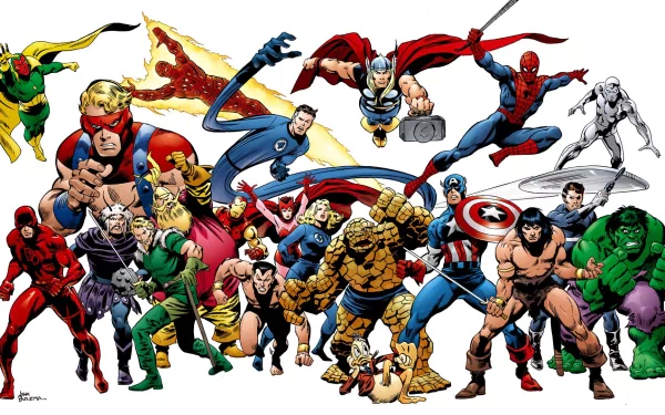 Comic collage HD Desktop Wallpaper | Background Image