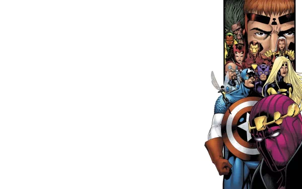 Scarlet Witch Iron Man Hawkeye Captain America Comic Thunderbolts HD Desktop Wallpaper | Background Image