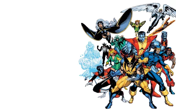mutant Warren Worthington III Thunderbird (Marvel) Storm (Marvel Comics) Iceman (Marvel Comics) Colossus Havok (Marvel Comics) Jean Grey Polaris (Marvel Comics) Banshee (Marvel Comics) Angel (Marvel Comics) Nightcrawler (Marvel Comics) Wolverine Cyclops (Marvel Comics) Comic X-Men HD Desktop Wallpaper | Background Image