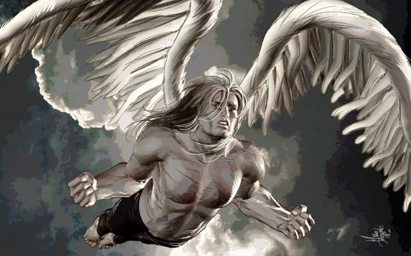 wings Warren Worthington III Angel (Marvel Comics) Comic Ultimate X-Men HD Desktop Wallpaper | Background Image
