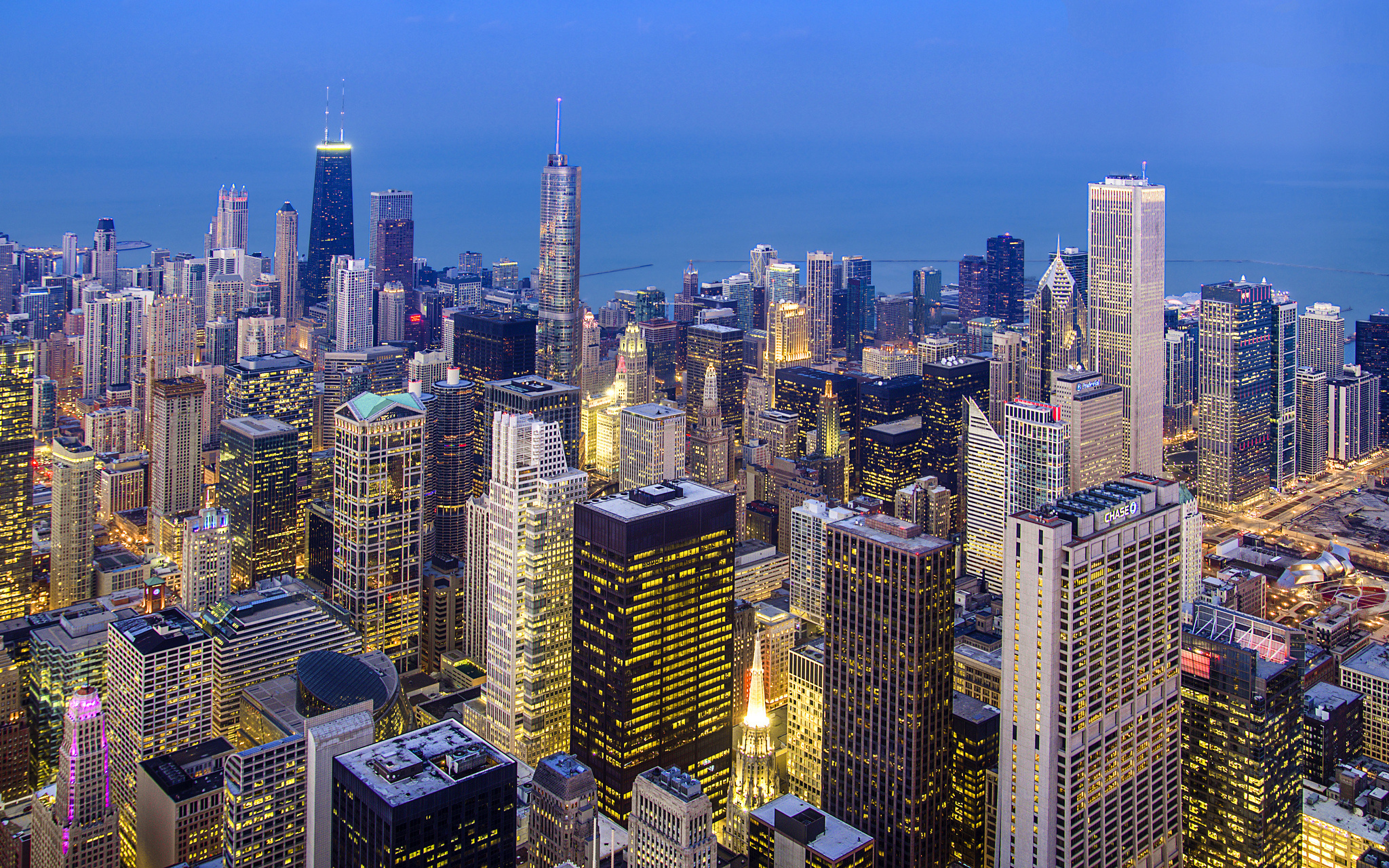 Man Made Chicago HD Wallpaper | Background Image