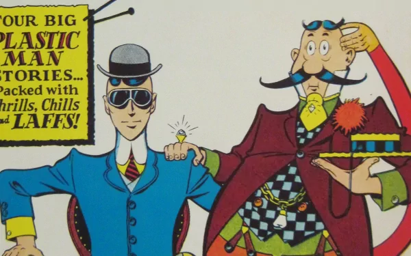 Comic Plastic Man HD Desktop Wallpaper | Background Image