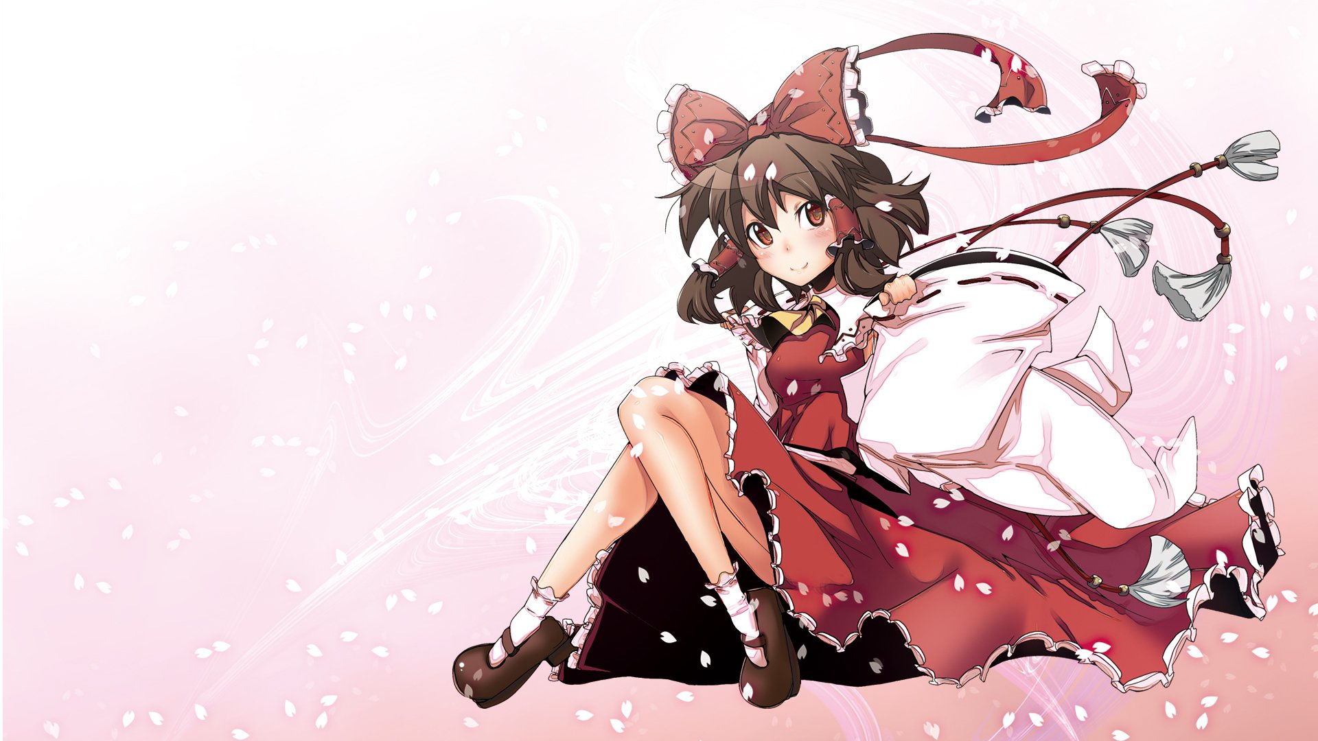 Download Reimu Hakurei Anime Touhou HD Wallpaper