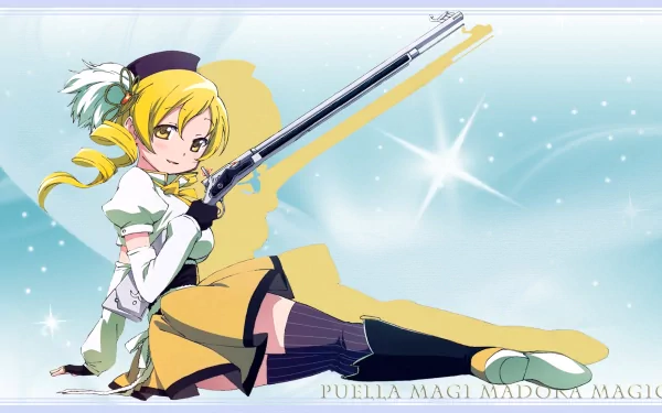 Mami Tomoe Anime Puella Magi Madoka Magica HD Desktop Wallpaper | Background Image