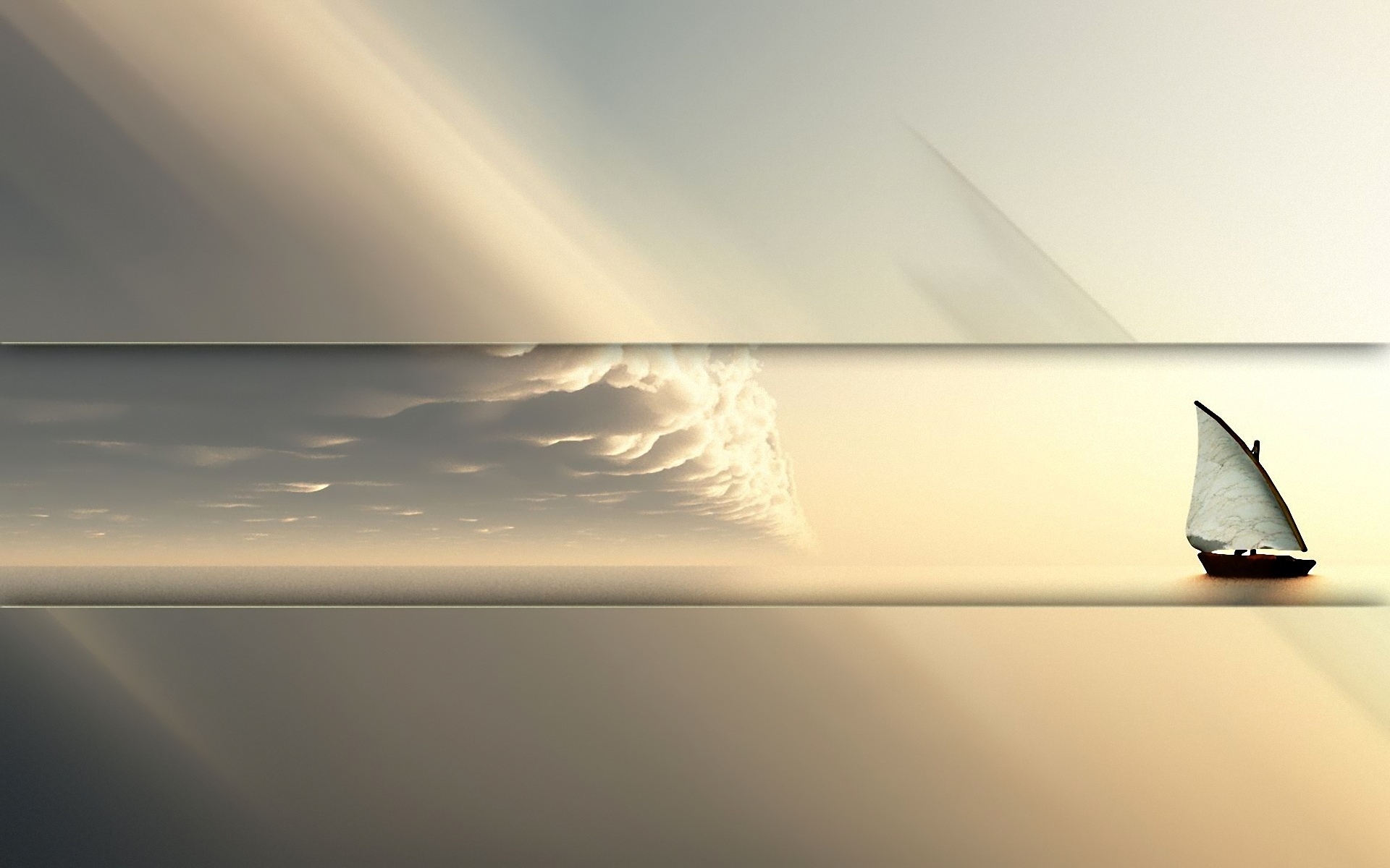 Download Artistic Sailboat HD Wallpaper