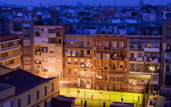 man made Barcelona HD Desktop Wallpaper | Background Image