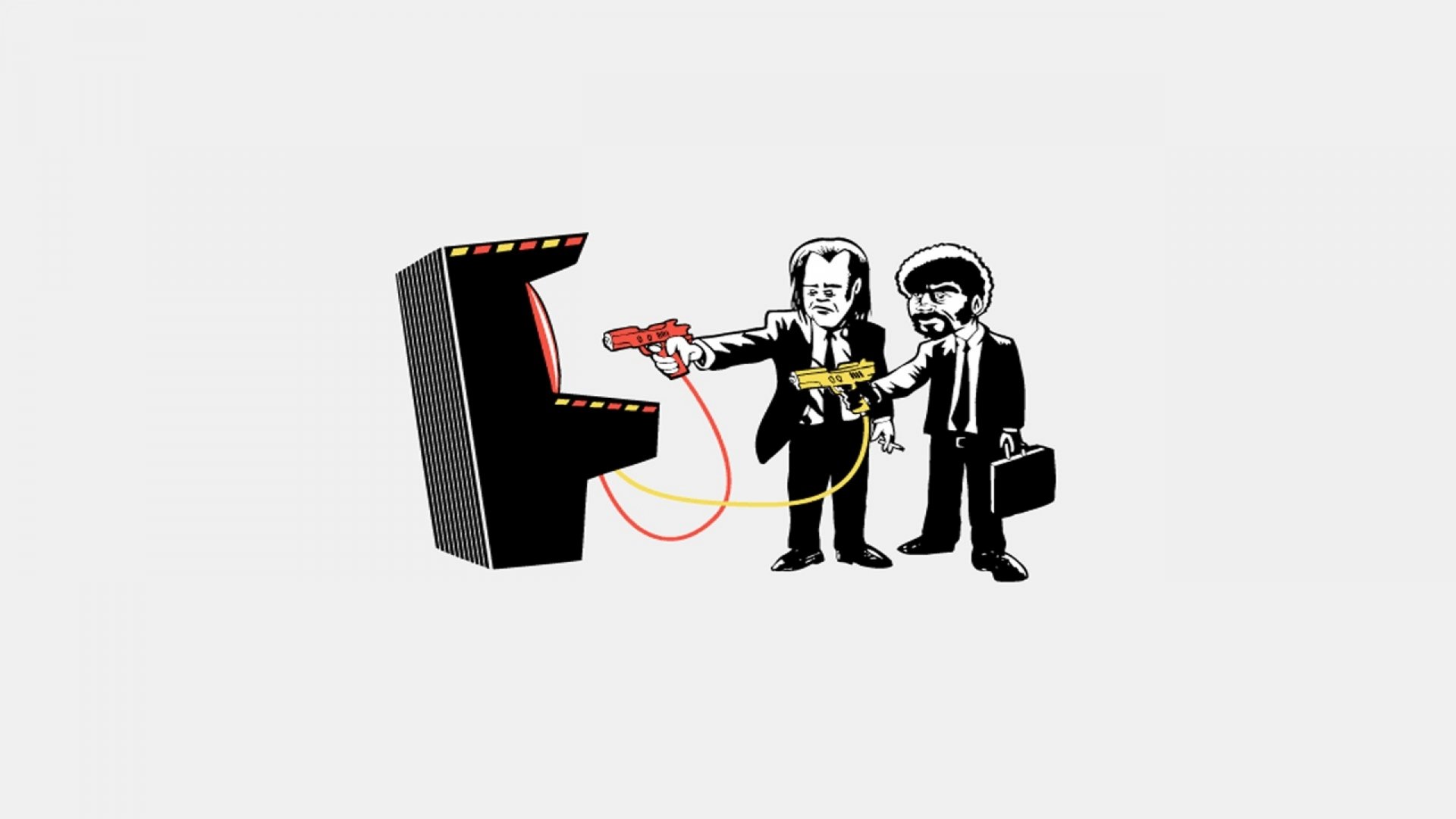 Download Pulp Fiction Arcade Funny Movie HD Wallpaper
