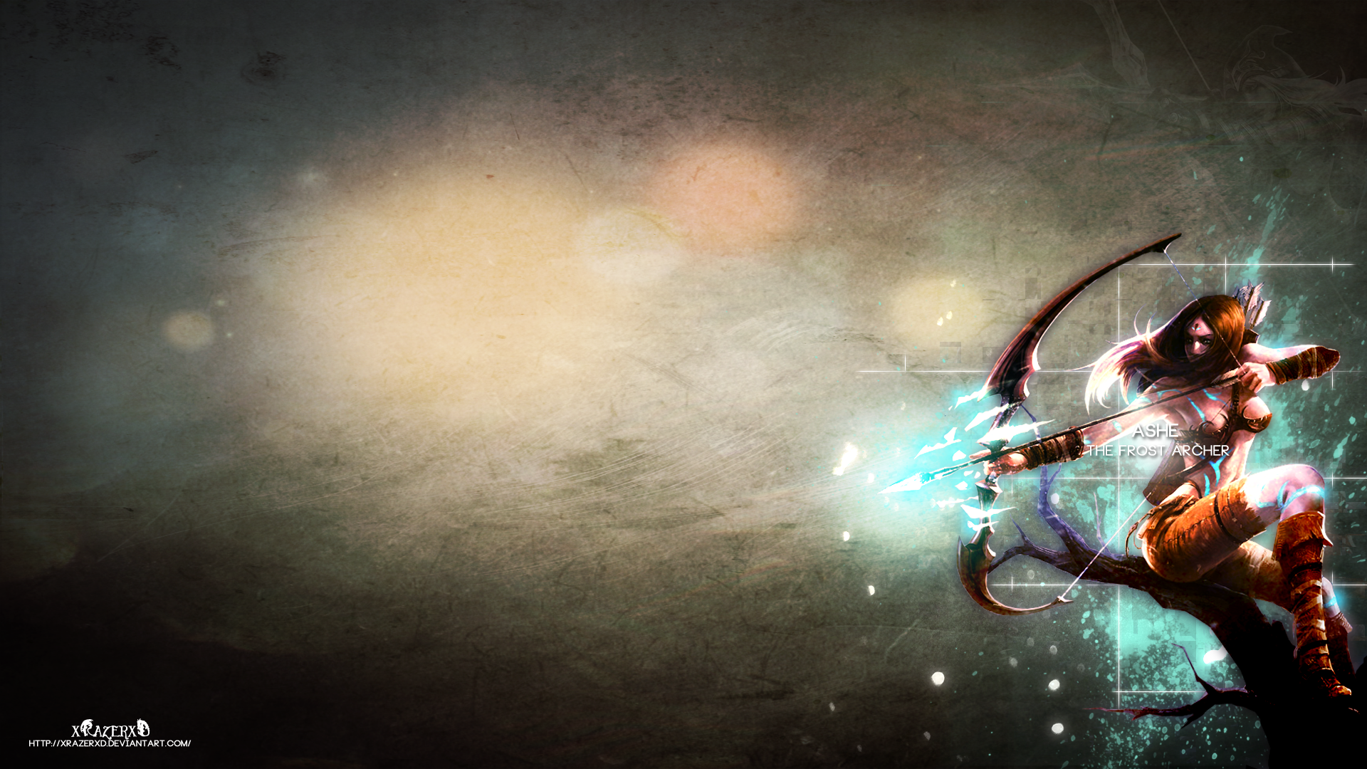 Download Ashe (League Of Legends) Video Game League Of Legends HD Wallpaper