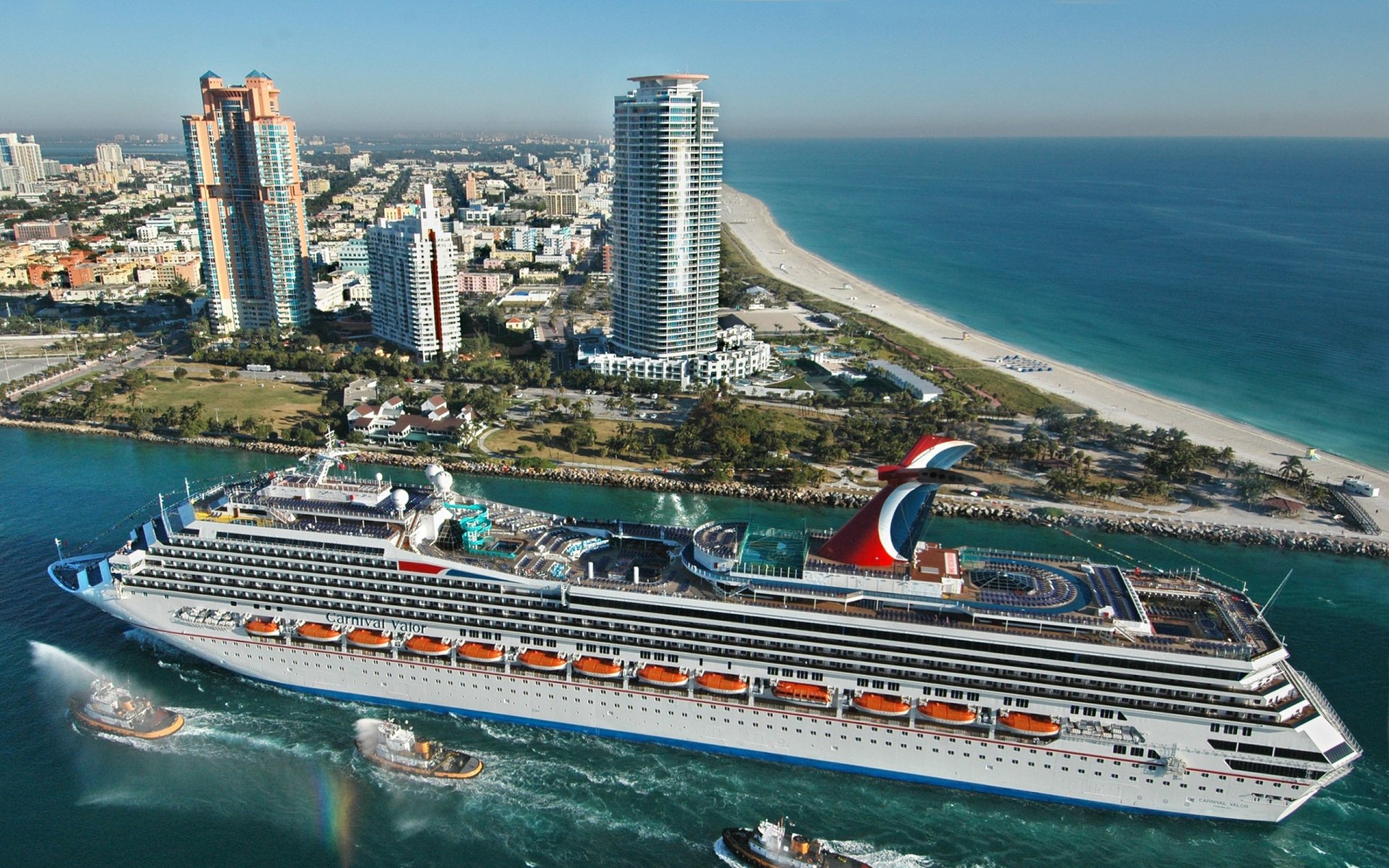 Download Cruise Ship Vehicle Carnival Valor HD Wallpaper