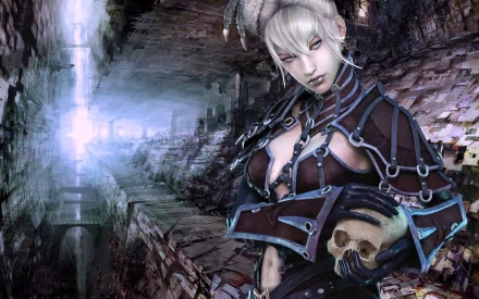 warrior skull video game Guild Wars HD Desktop Wallpaper | Background Image