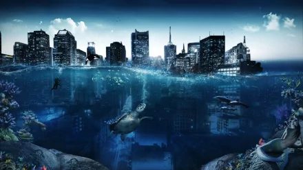artistic underwater HD Desktop Wallpaper | Background Image