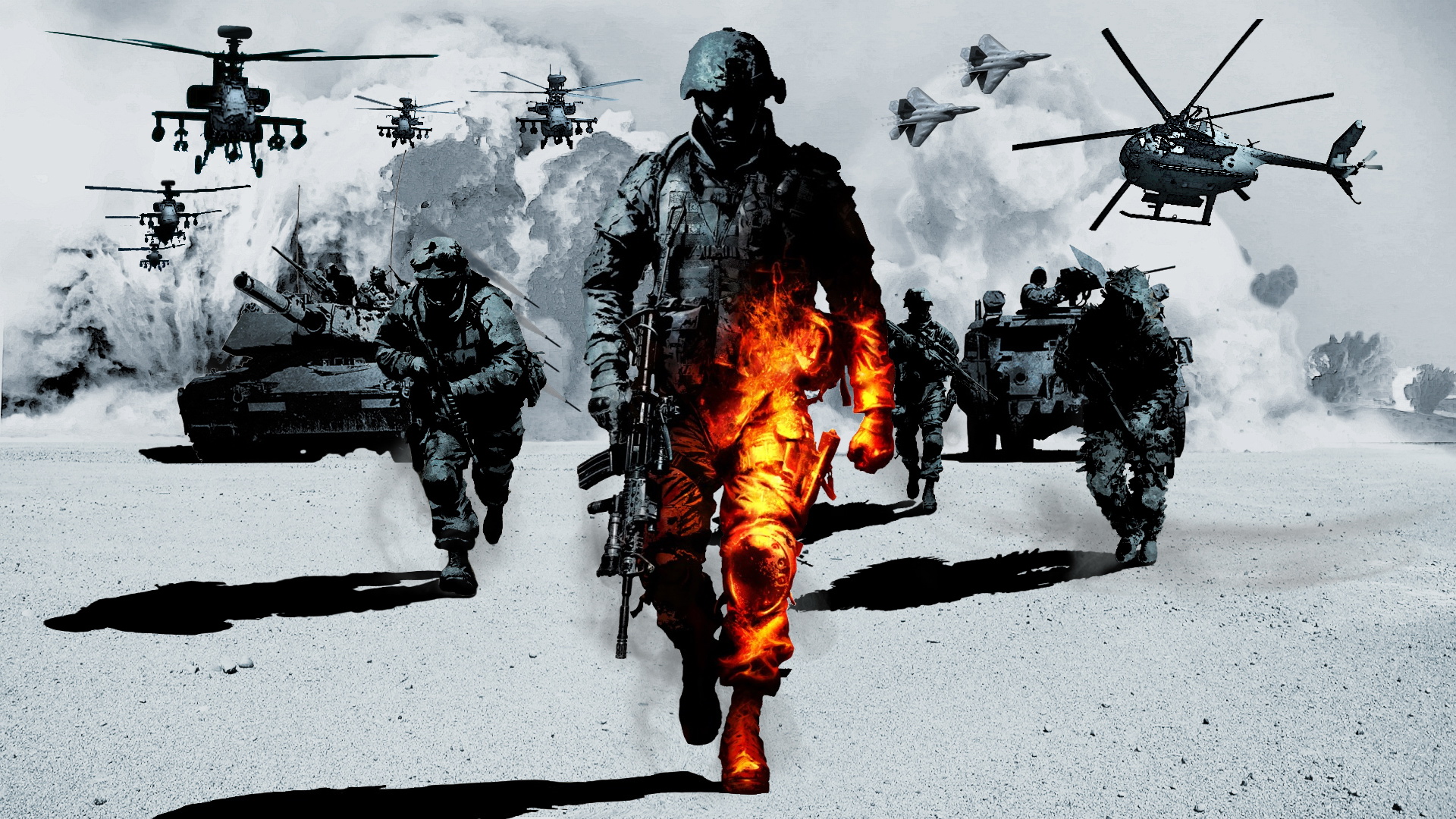 Battlefield: Bad Company 2 HD Wallpaper