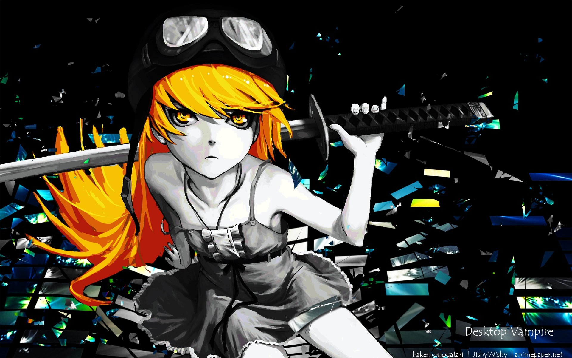 Download Shinobu Oshino Anime Monogatari (Series) HD Wallpaper