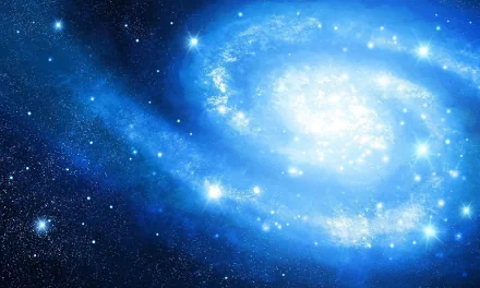 A stunning HD desktop wallpaper depicting a vibrant galaxy filled with bright stars and swirling cosmic clouds, embodying a captivating sci-fi aesthetic.