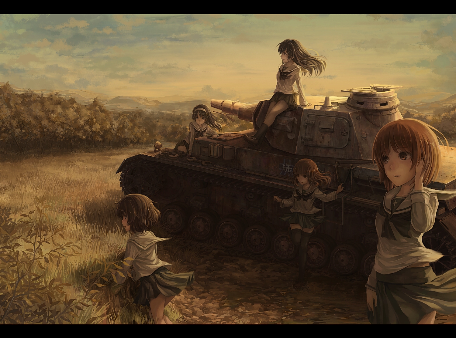 war thunder girl und panzer