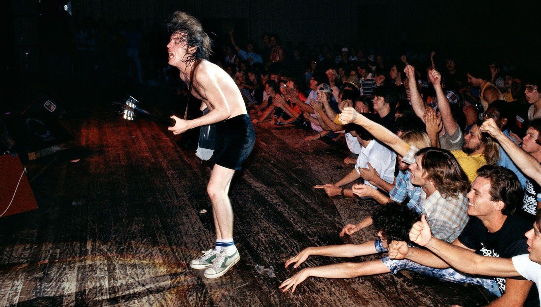 Angus Young Live: Iconic AC/DC Concert HD Wallpaper