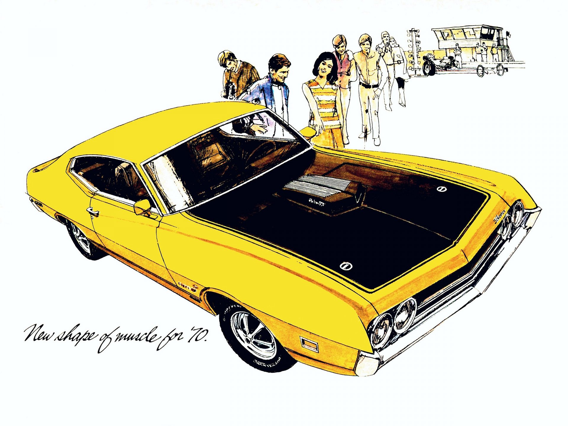 Download 1970 Ford Torino Vehicle Ford Torino HD Wallpaper