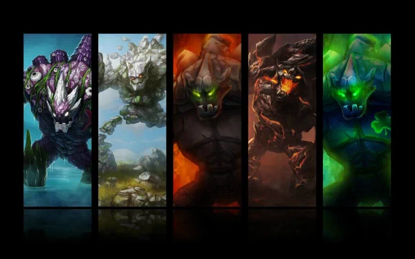Malphite (League of Legends) video game League Of Legends HD Desktop Wallpaper | Background Image