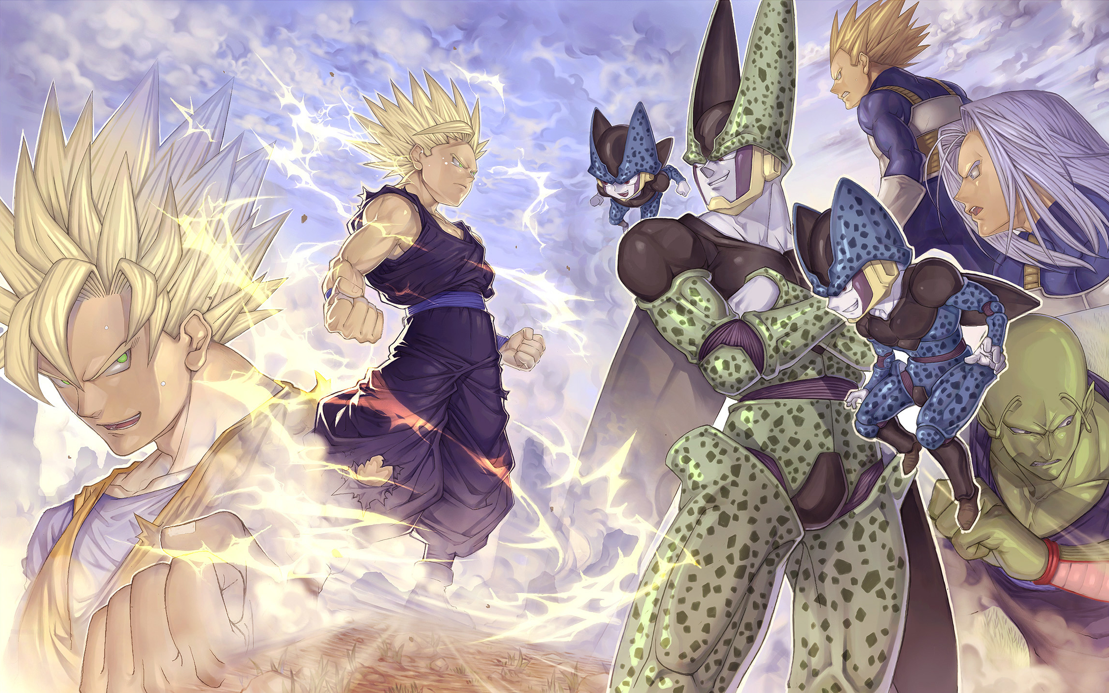 Anime Dragon Ball Z 4k Ultra HD Wallpaper by Mj3