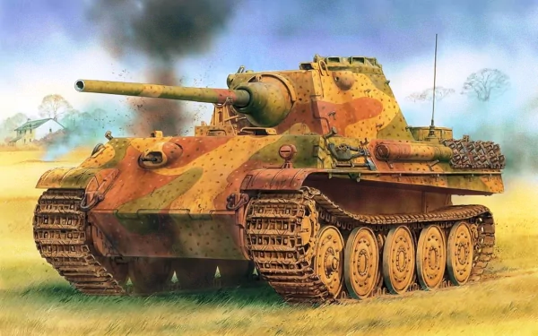  Panzer V Panther with Desert Camouflage