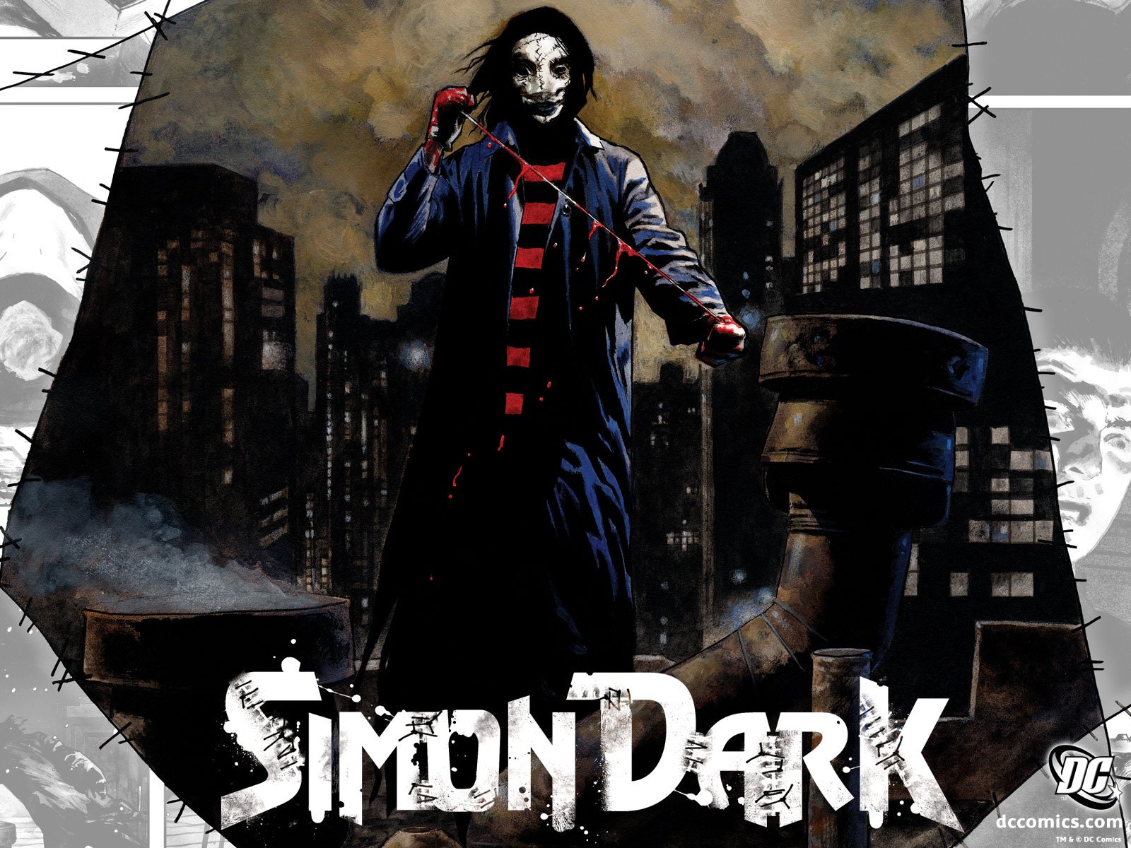 Download Comic Simon Dark Wallpaper