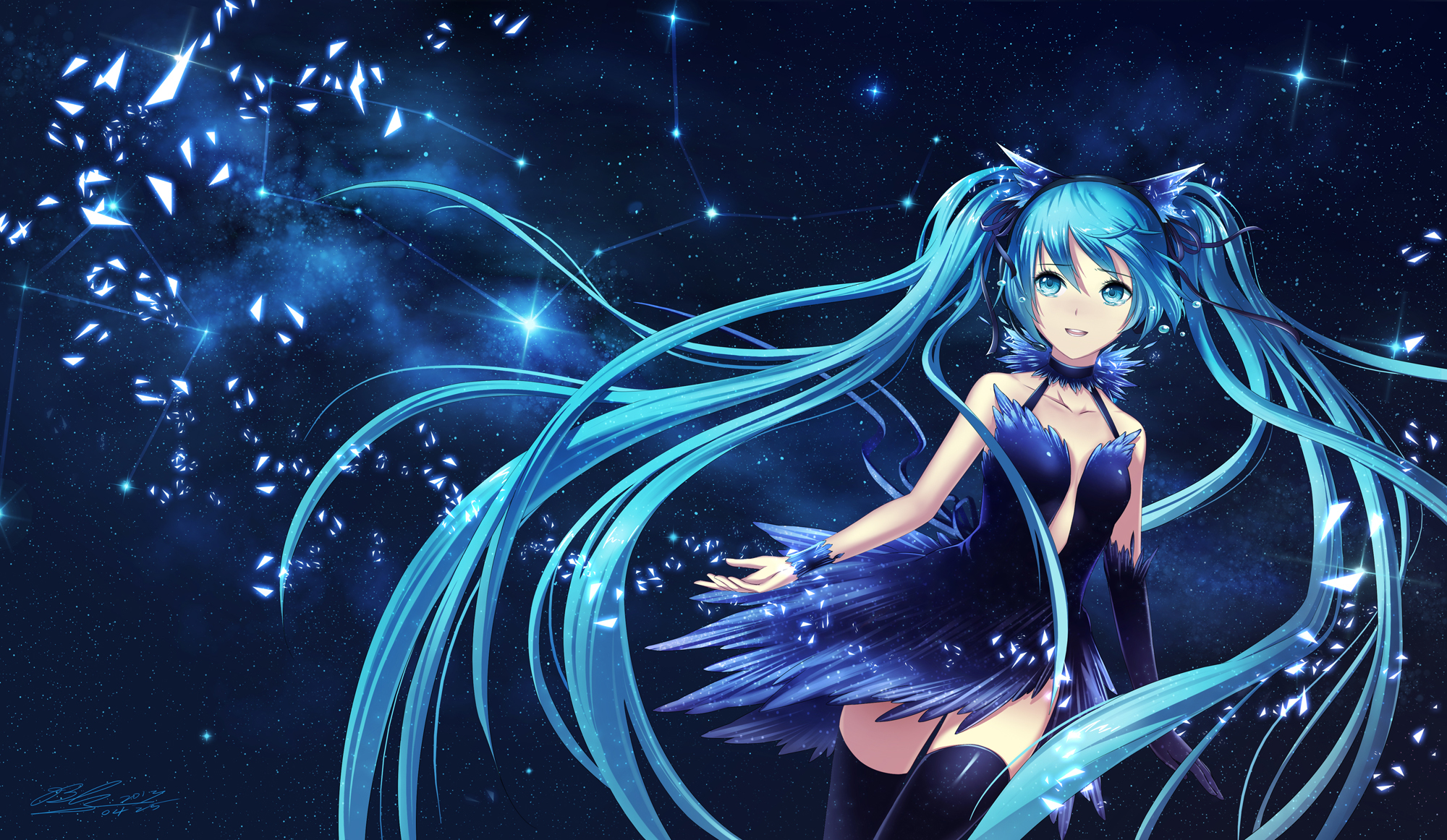 Vocaloid HD Wallpaper | Background Image | 2000x1162 ...