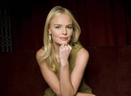 Portrait of celebrity Kate Bosworth with a serene expression, captured in 4K Ultra HD quality for a PC desktop wallpaper.