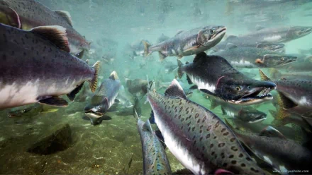Animal salmon HD Desktop Wallpaper | Background Image
