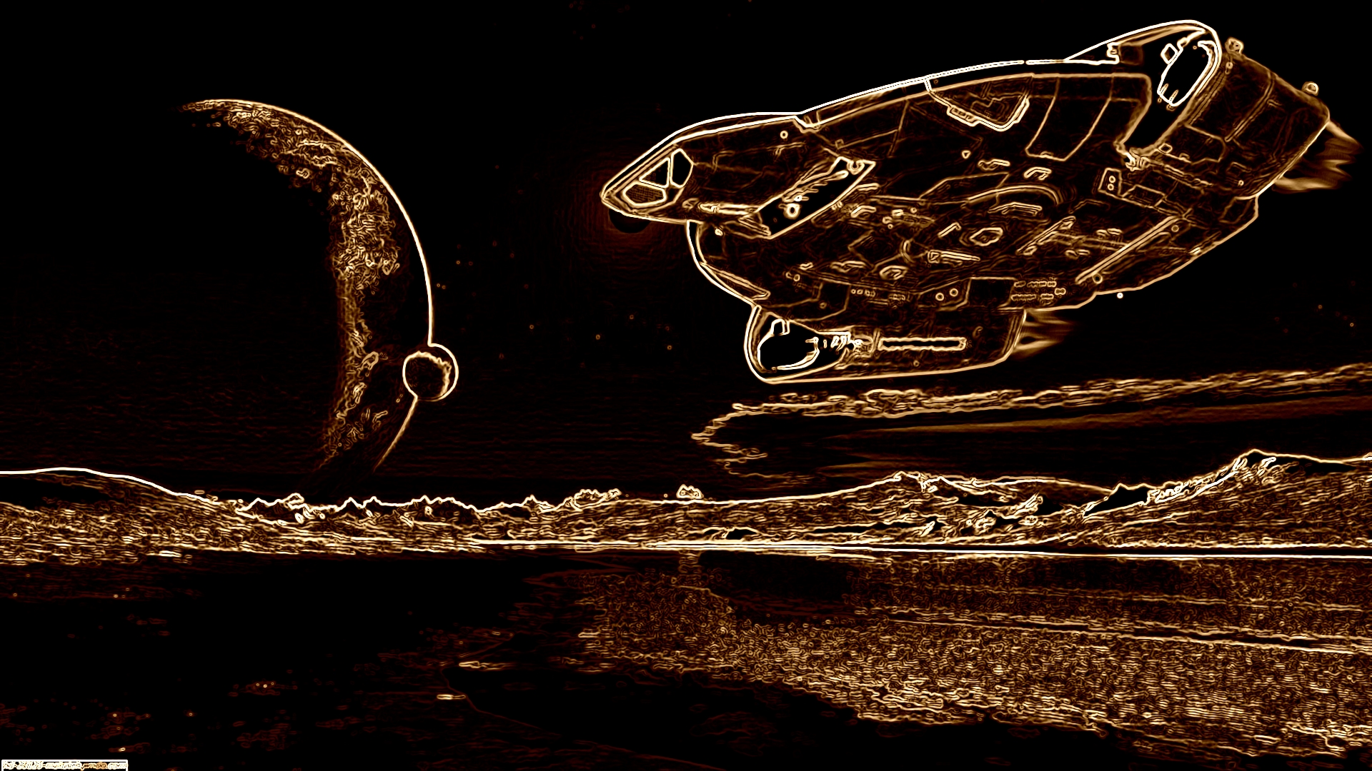 Abstract Sci Fi HD Wallpaper | Background Image