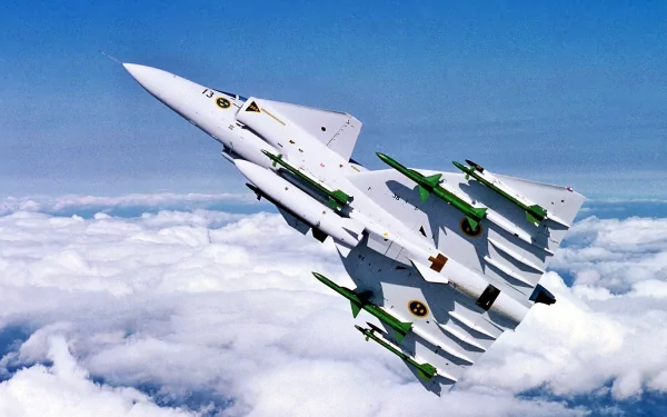 military Saab 37 Viggen HD Desktop Wallpaper | Background Image