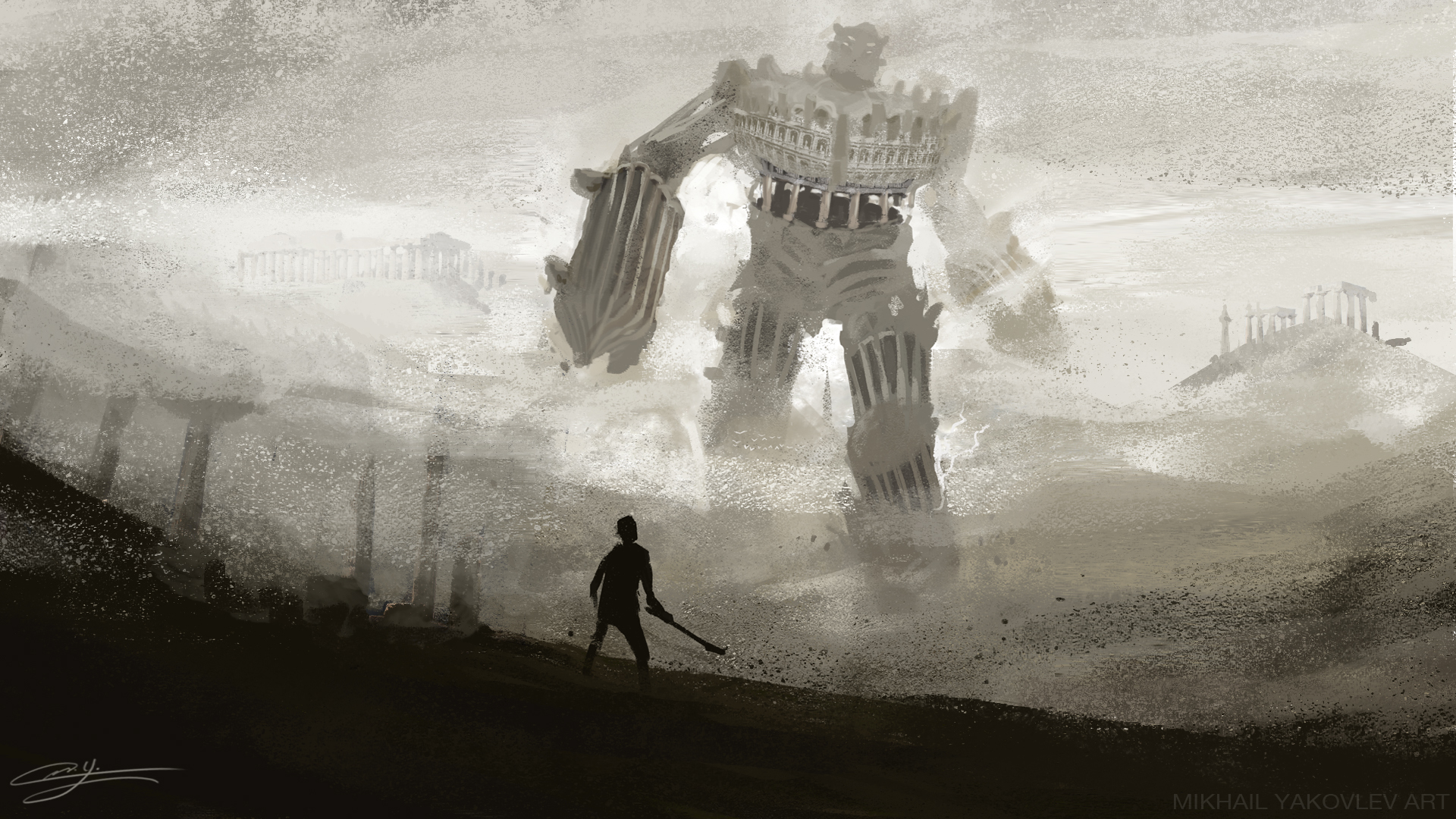 shadow of the colossus wallpaper by skill_sk - Download on ZEDGE™