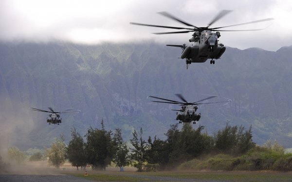 Military Sikorsky CH-53E Super Stallion Military Helicopters HD Wallpaper | Background Image