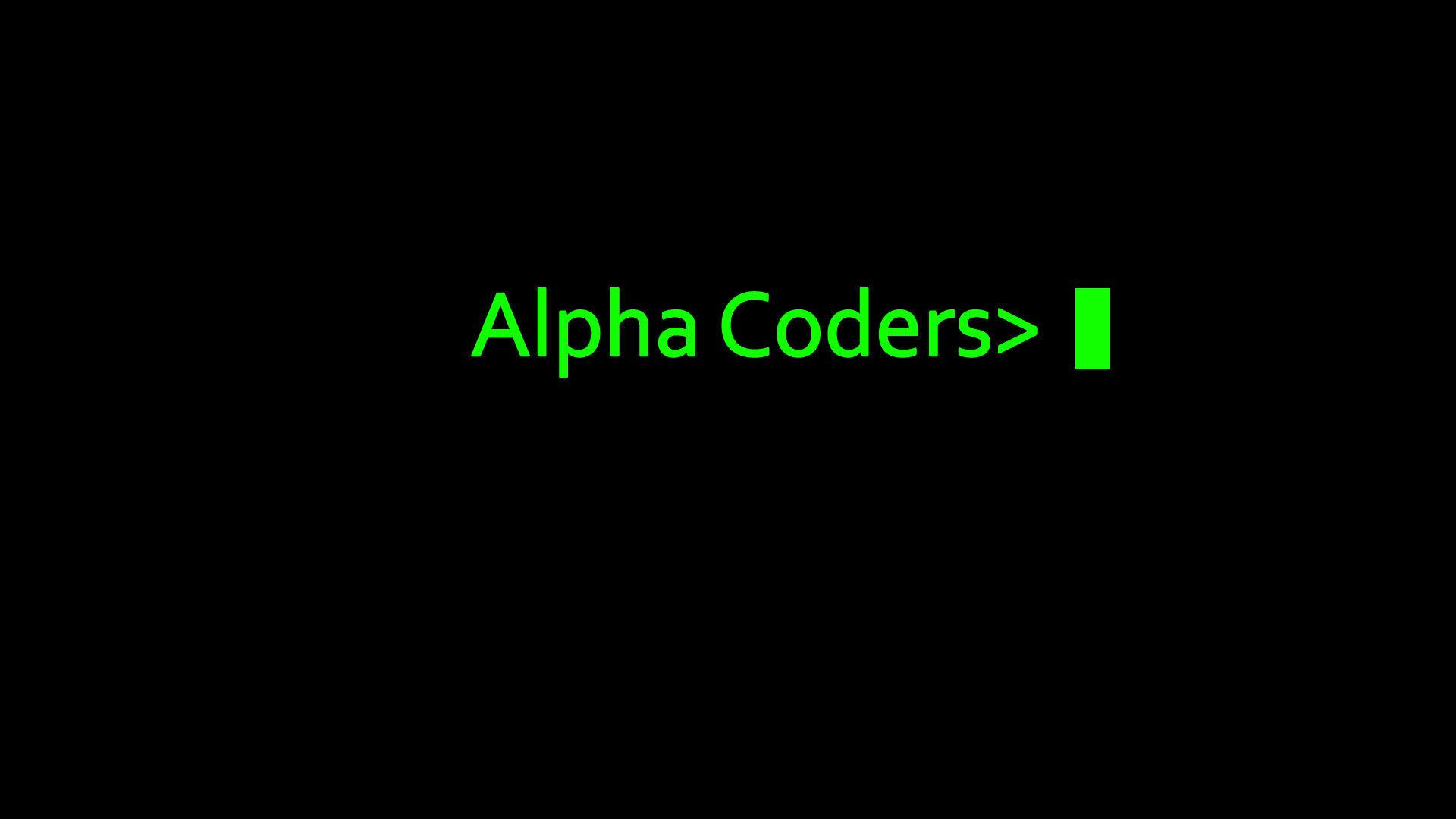 Artistic Alpha Coders HD Wallpaper | Background Image