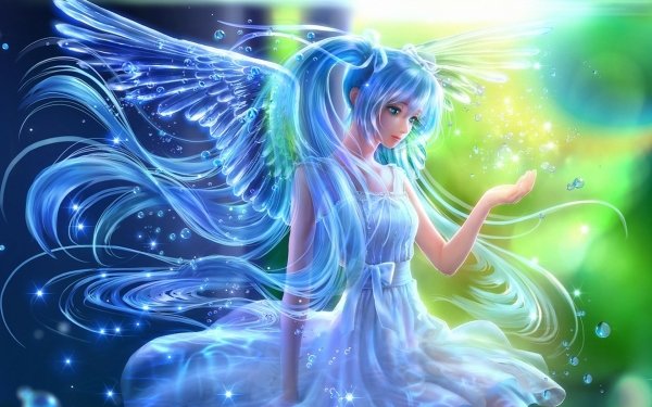 Anime Vocaloid Hatsune Miku HD Wallpaper | Background Image