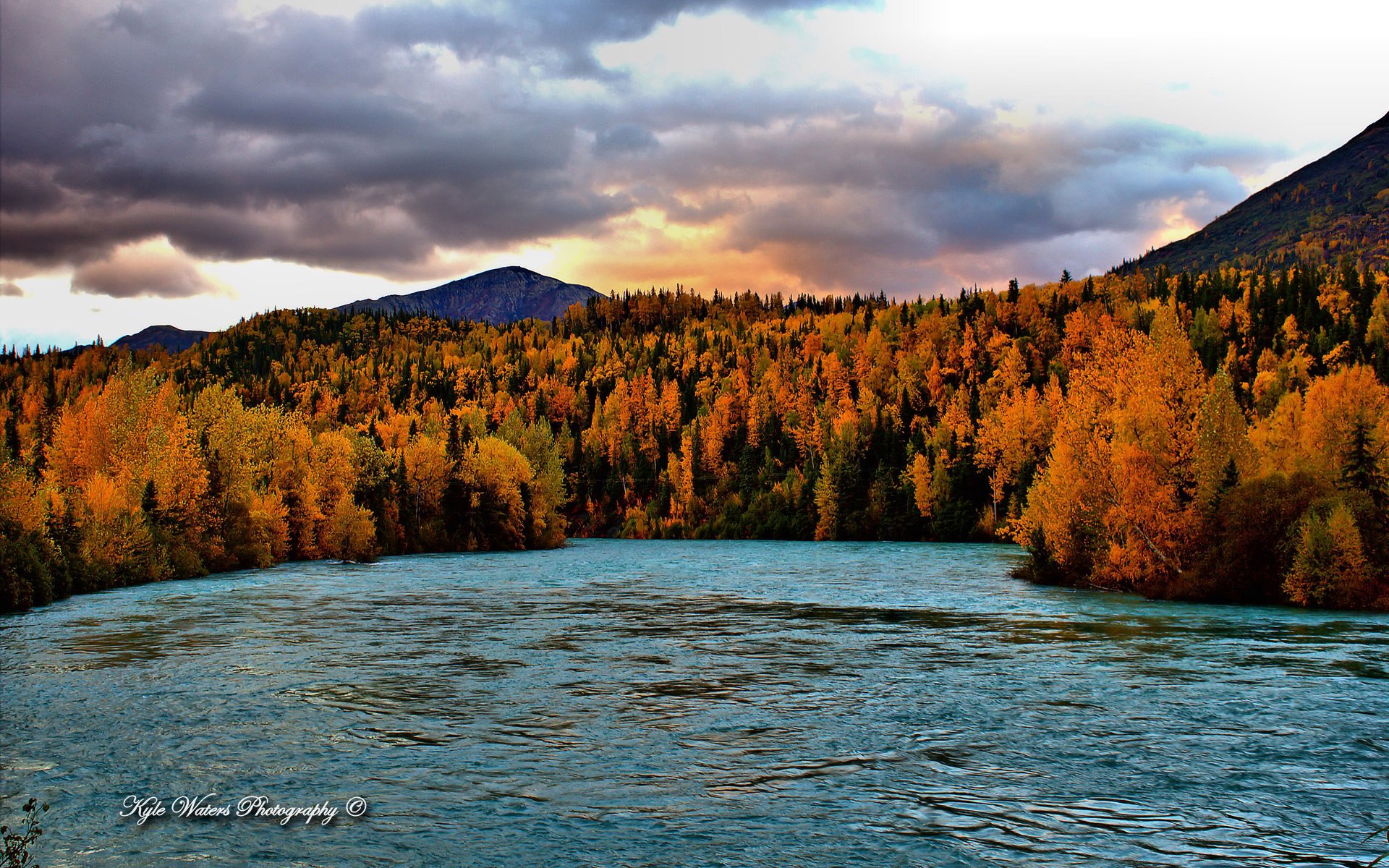 Serene Autumn Lake: HD Nature Wallpaper by Kyle Waters Photography ...