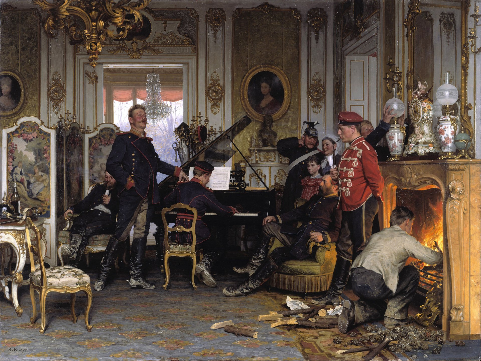 Download Artistic Painting 4k Ultra HD Wallpaper by Anton von Werner