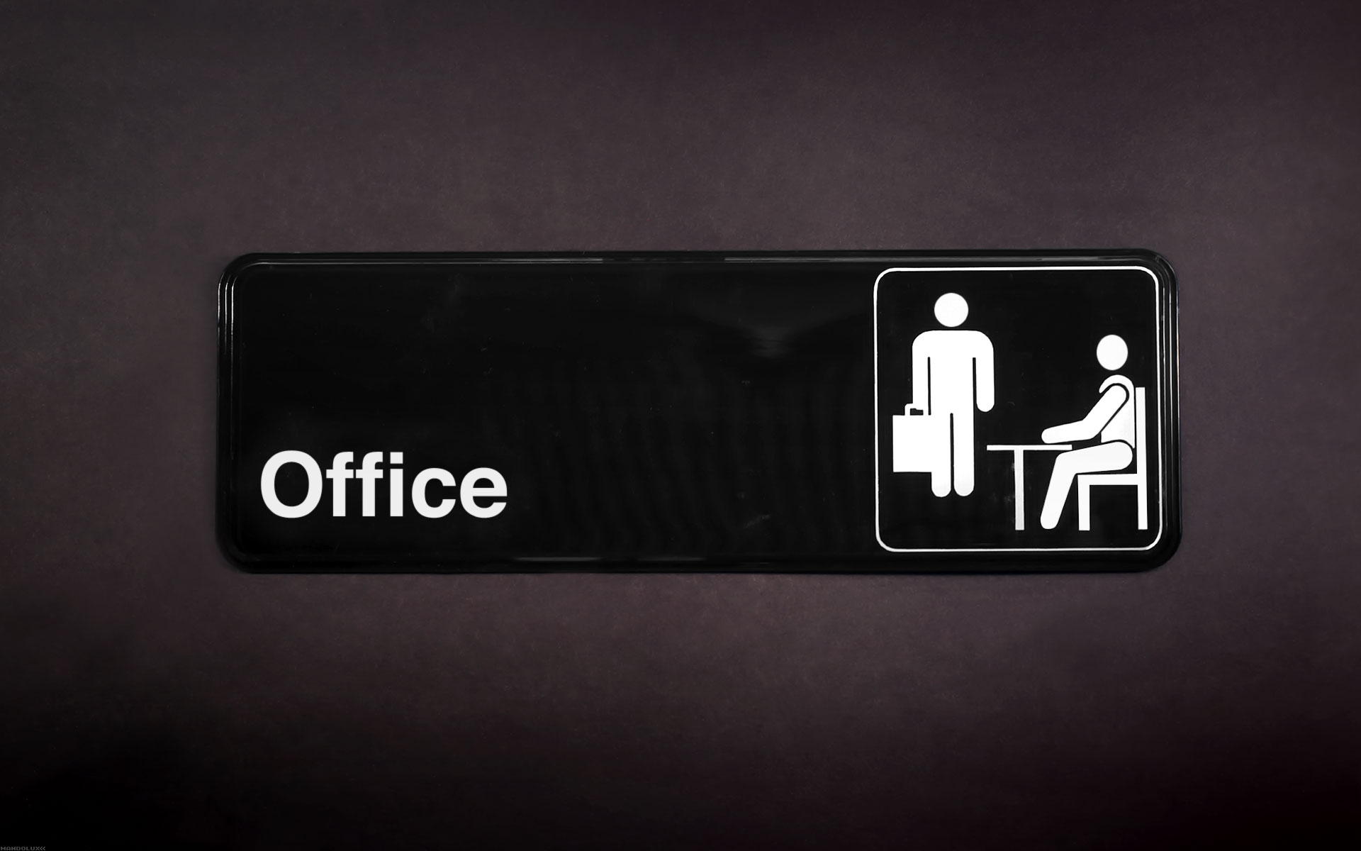 Download The Office cast at Dunder Mifflin's reception desk Wallpaper