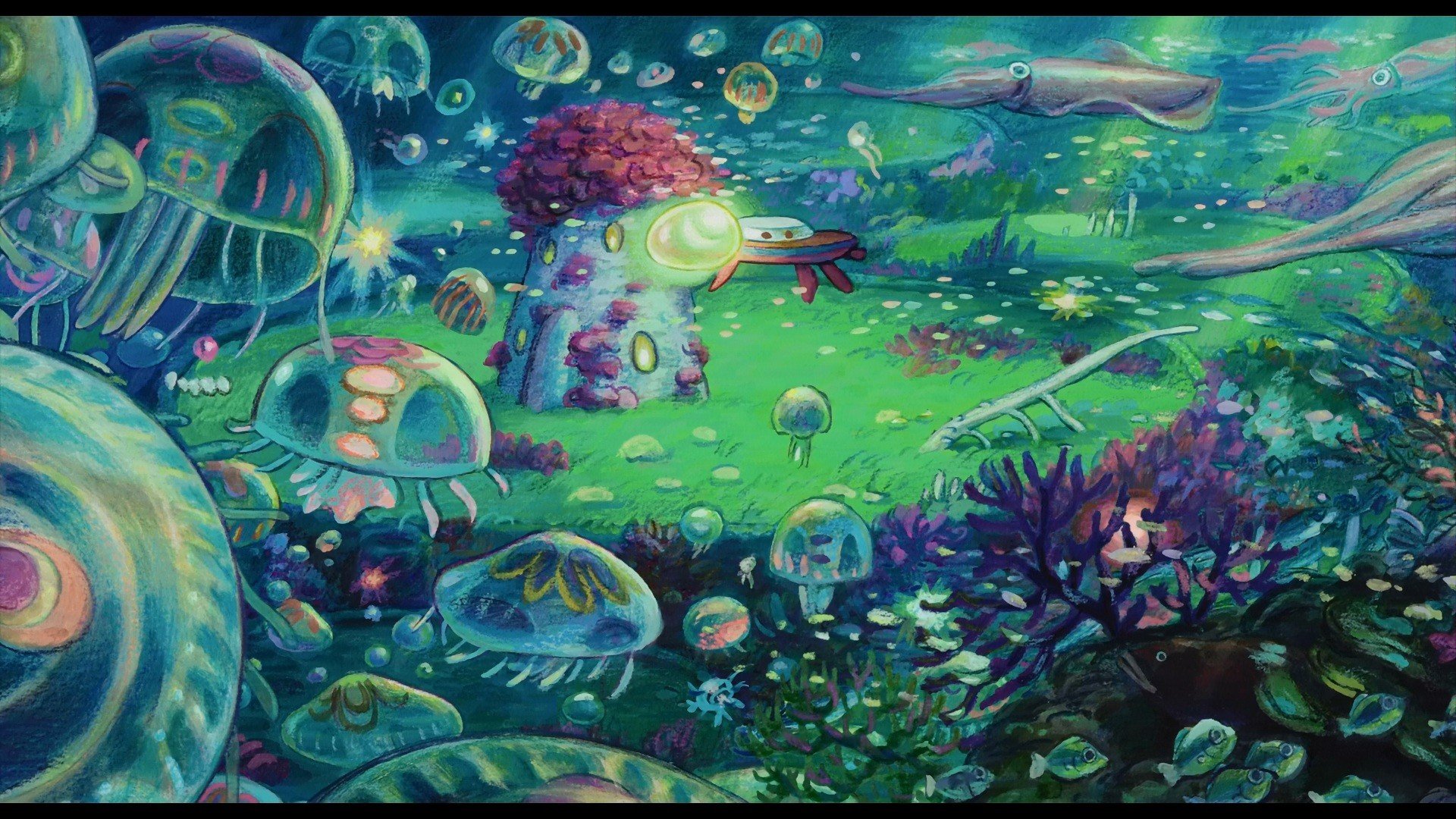 Ponyo sur la falaise Fond d'écran HD | Arrière-Plan | 1920x1080 | ID