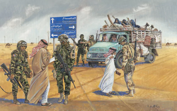 military gulf war HD Desktop Wallpaper | Background Image