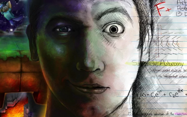 artistic brain HD Desktop Wallpaper | Background Image